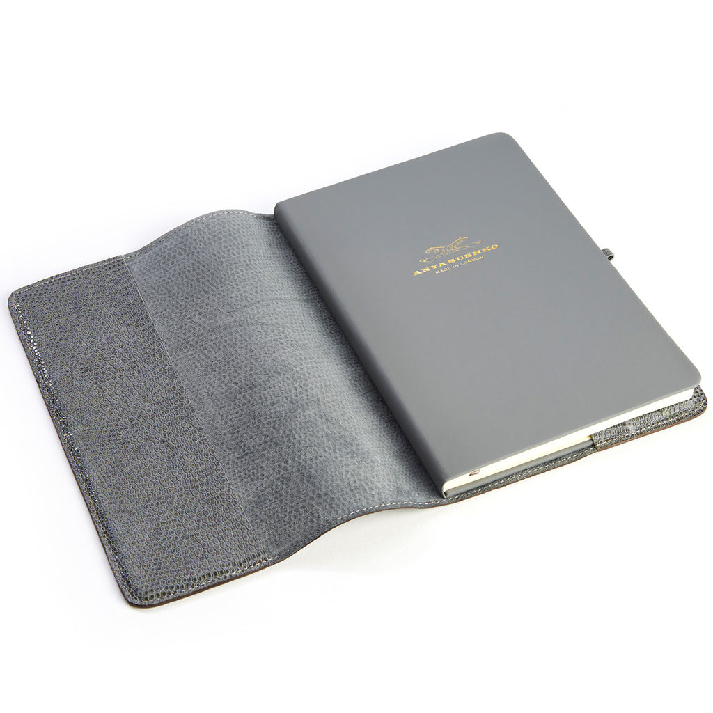 Open A5 Refillable Leather Journal