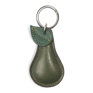 Leather Pear Key Ring
