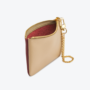 Leather Chain Wristlet