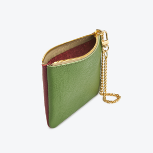 Leather Chain Wristlet