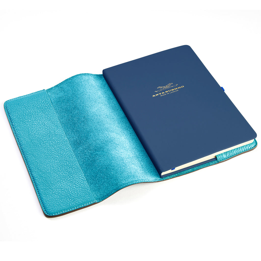 Open A5 Refillable Leather Journal