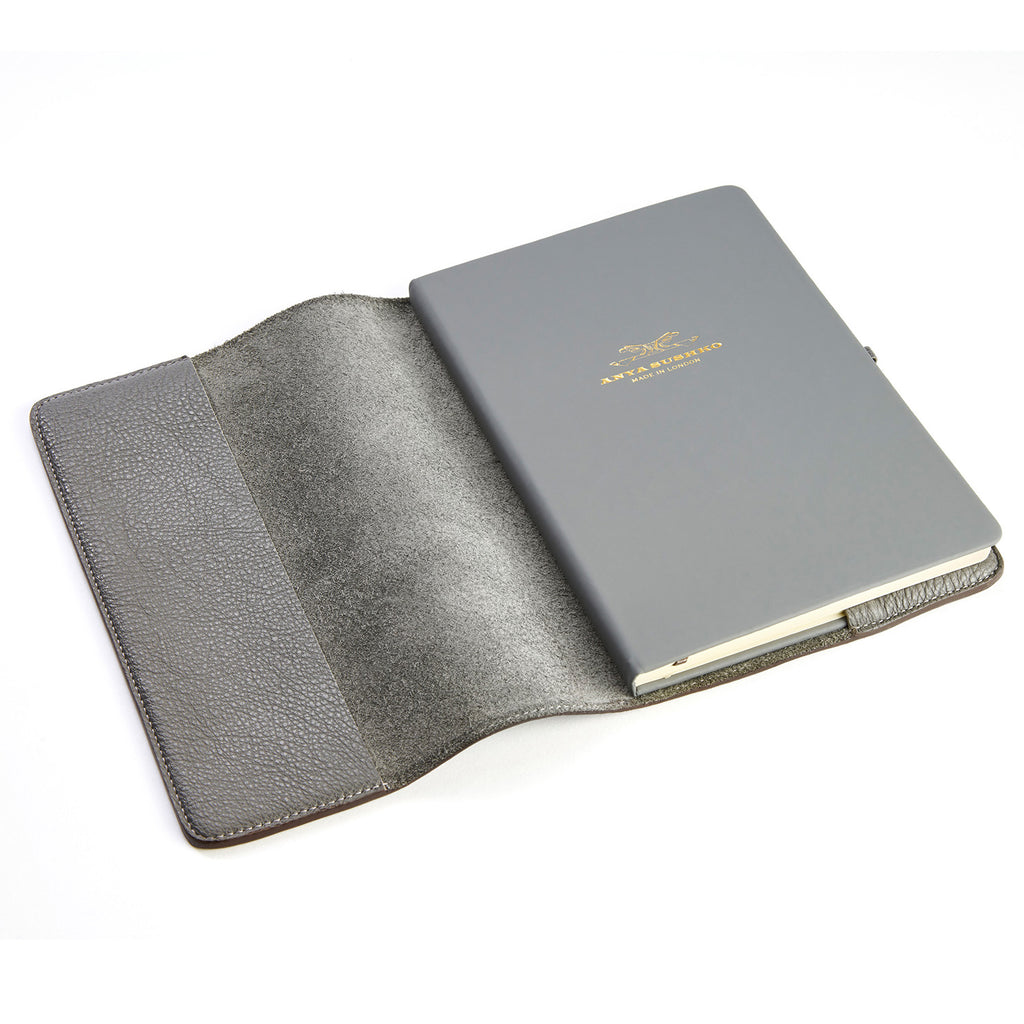 Open A5 Refillable Leather Journal