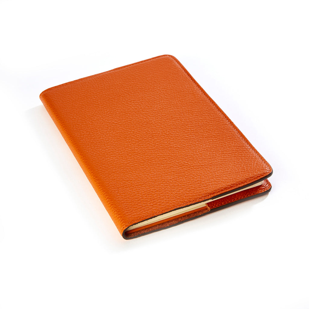 A5 Leather Notebook Refillable Orange