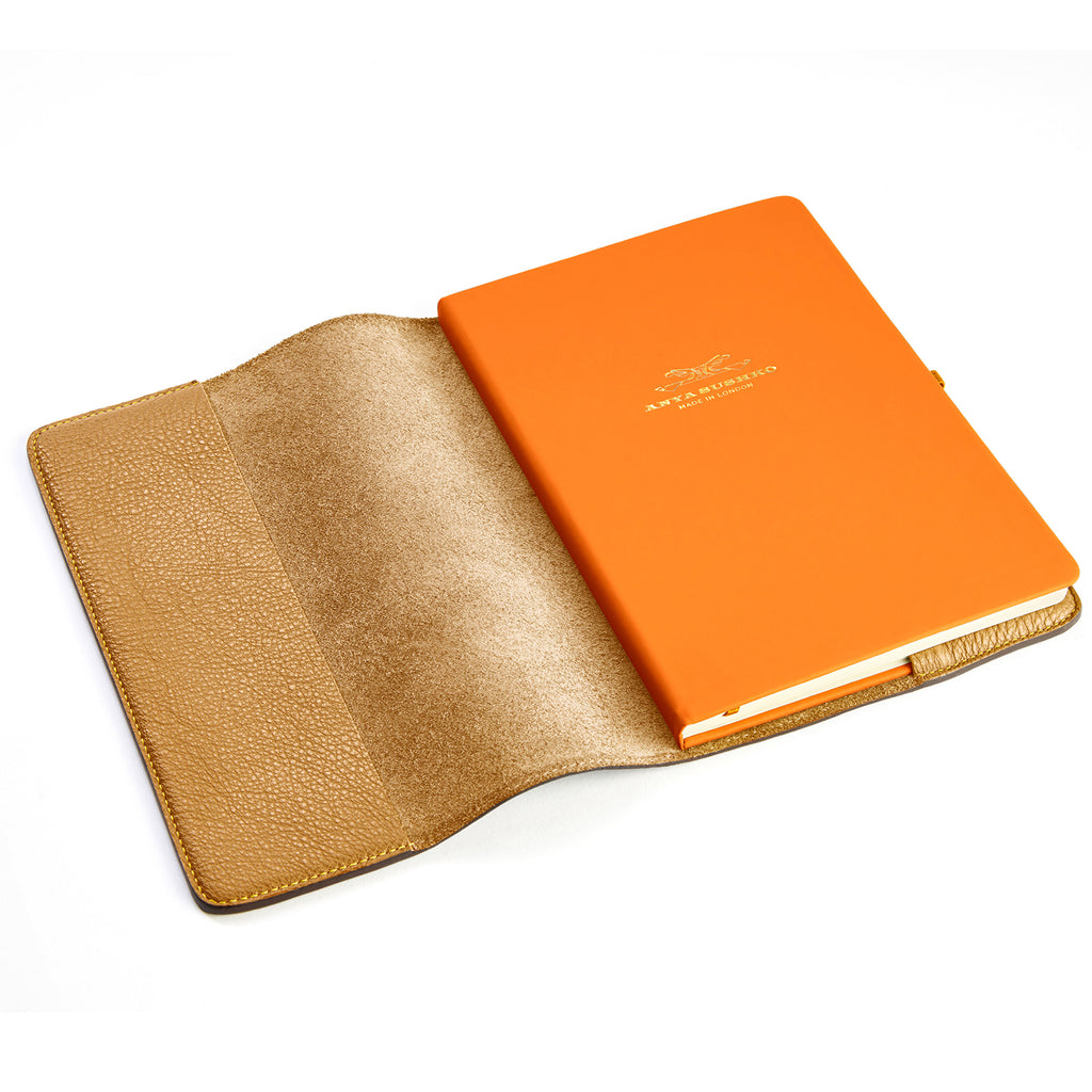 Open A5 Refillable Leather Journal