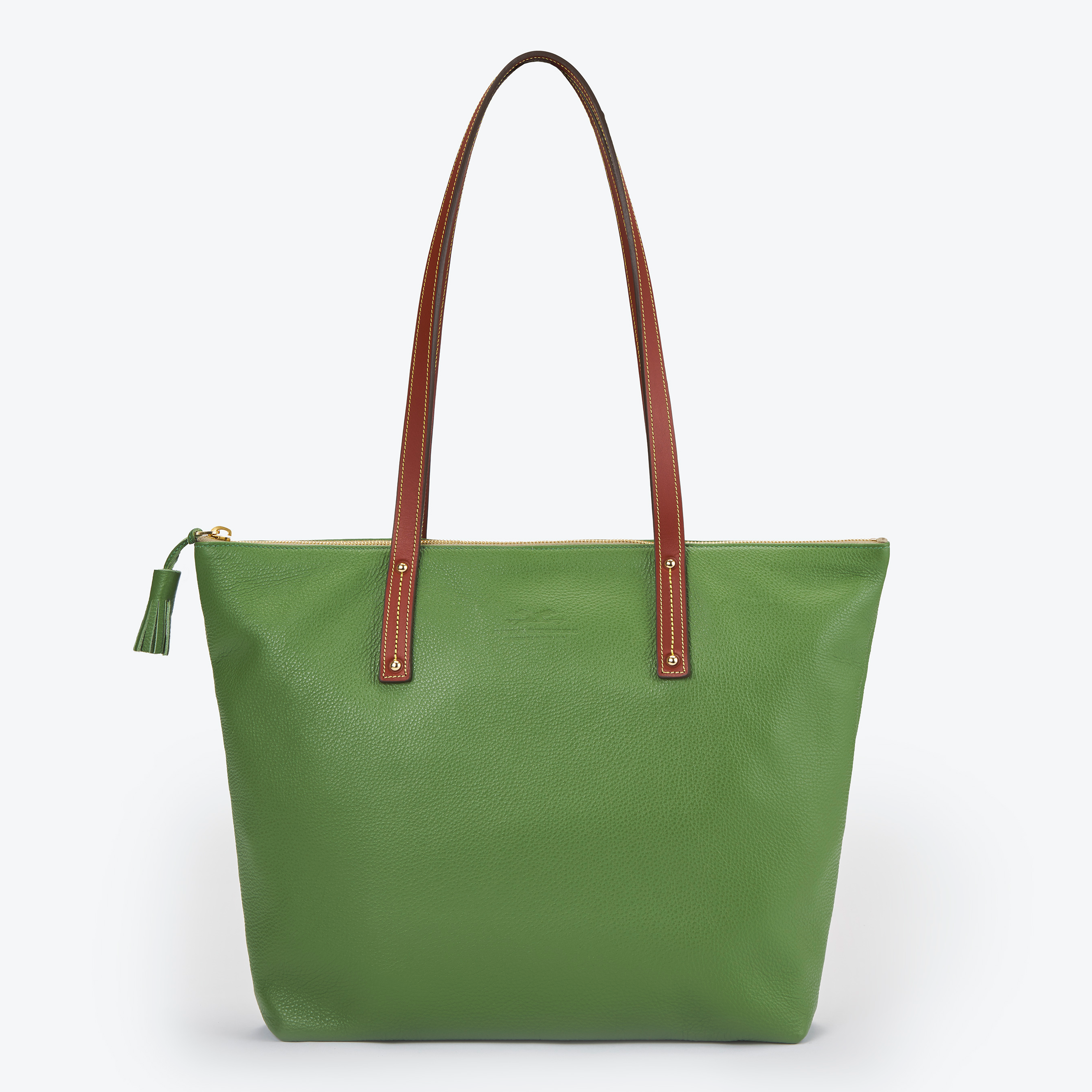 Green tote handbag sale