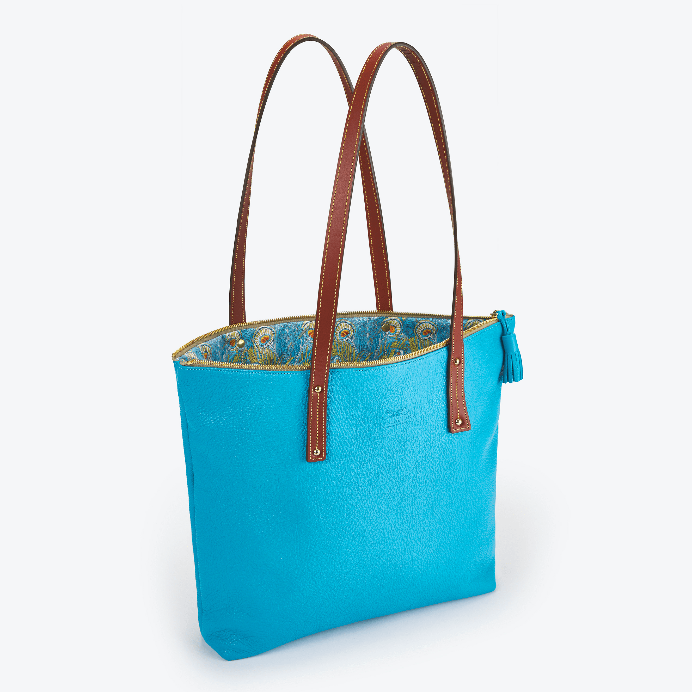 Turquoise tote bag hotsell