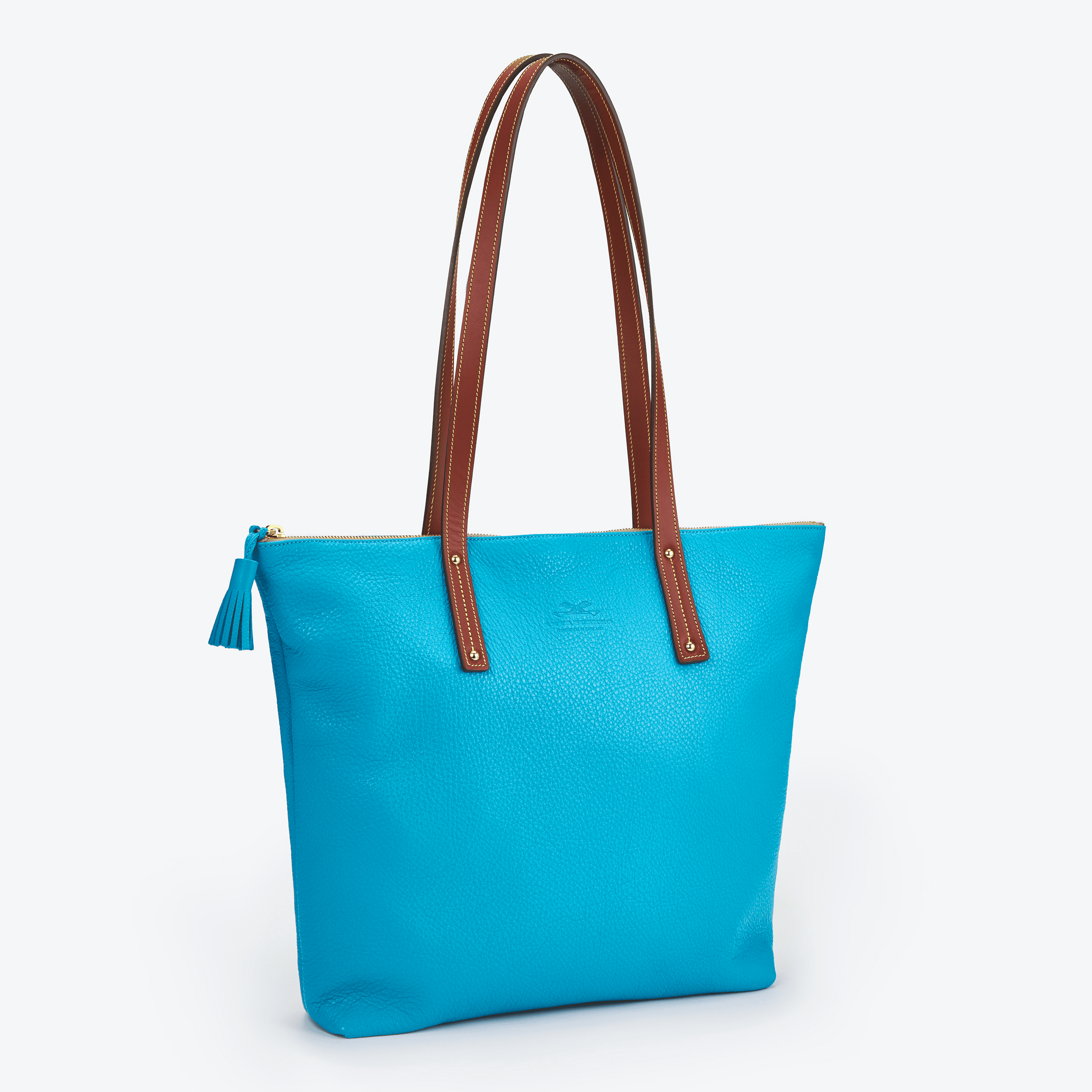 Reversible Leather Shoulder Bag Tote Bag UK Green Black Anya